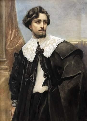 null Princesse Mathilde BONAPARTE (Trieste 1820-Paris 1908)
Portrait d'un homme en...