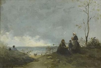 Gustave MAINCENT (Paris 1850-1887) Bord de...