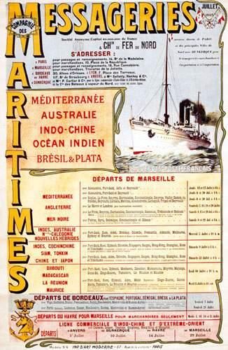 null MESSAGERIES MARITIMES
Messageries Maritimes
Méditerranée, Australie, Indo-Chine....
