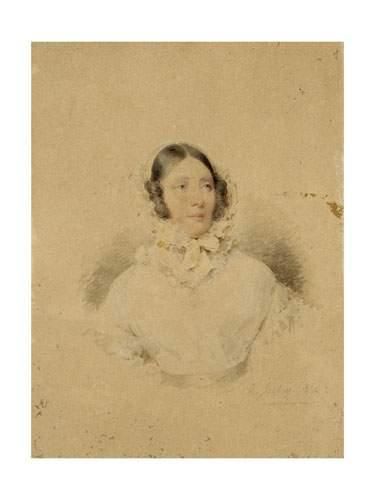 null Jean-Baptiste ISABEY (Nancy 1767-Paris 1855)
Portrait de jeune femme
Crayon...