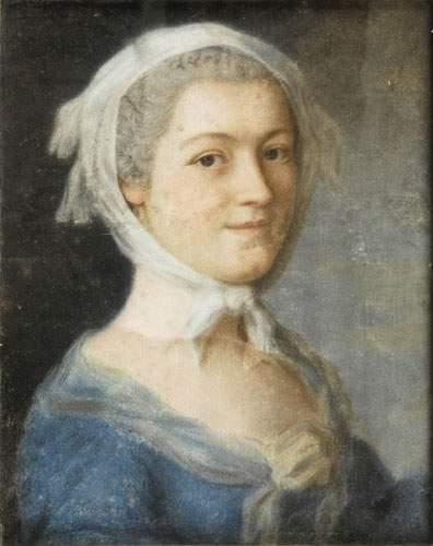 null Ecole FRANCAISE de la fin du XVIIIe siècle
Portrait de femme au fichu
Pastel.
39,5...
