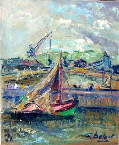 Georges BERGER (1908-1976)
Le port d'Honfleur
Toile.
Signé...