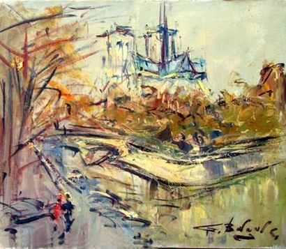 Georges BERGER (1908-1976)
La Seine à Notre...