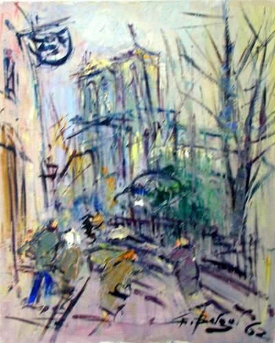 Georges BERGER (1908-1976)
Paris Notre Dame
Toile.
Signé...
