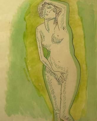 Man RAY
Femme nue
Lithographie en couleur.
Signé...