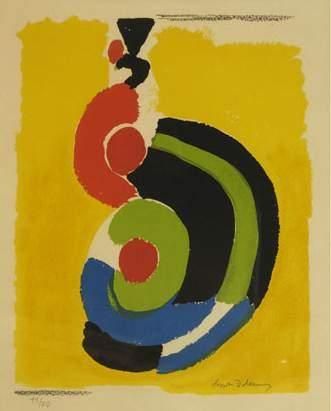 null Sonia DELAUNAY
Spirale
32 x 25 cm
Lithographie en couleurs.
Epreuve signée en...