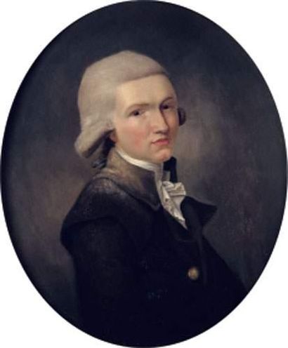 null école FRANçAISE vers 1780
Portrait de jeune homme
Toile ovale.
72,5 x 60 cm...