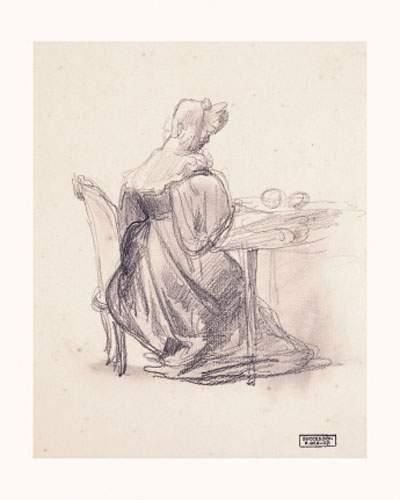null François-Pascal-Simon Baron GéRARD (Rome 1770 - Paris 1837)
Femme assise devant...