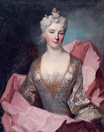 null Nicolas de LARGILLIERRE (Paris 1656-1746) Portrait de femme
 Sur sa toile d'origine....