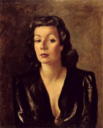 null Paul COLIN (1892-1985)
Portrait de la Dame en noir
Huile sur isorel.
Signée...