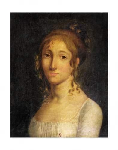 null École FRANçAISE vers 1830
Portrait de femme
Sur sa toile d'origine.
(Accidents).
40,5...