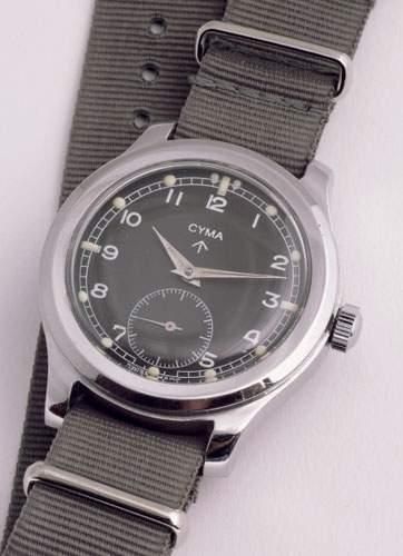 null CYMA (Armée Anglaise) vers 1950
Montre acier de l'armée de terre Anglaise.
Boîte...