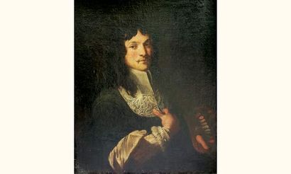 null Attribué à Jacques de LESTIN(Troyes 1597-1661)
Autoportrait
Toile .
88 x 74,5...
