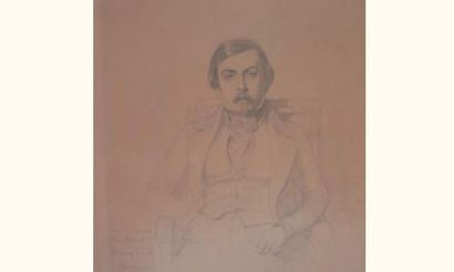 null Amaury DUVAL(Eugène-Emmanuel Pineu-Duval dit)
(Paris 1808-1885)
Portrait de...