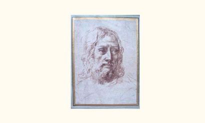 null École ITALIENNE dans le style du XVIIe siècle
Le visage du Christ
Plume et encre...