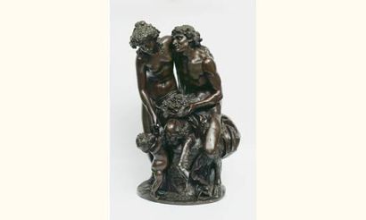 null Claude Michel dit CLODION (1738-1814)
Bacchanale, satyre et putto
Sculpture...