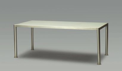 Xavier Lust Prototype Table «4 pattes» à plateau rectangulaire reposant sur quatre...