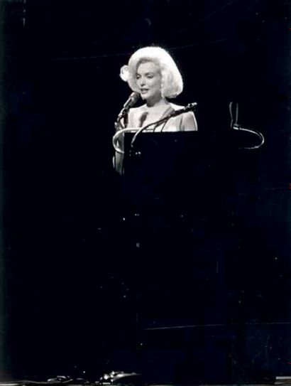 Henry Grossman Marilyn Monroe, Madison Square Garden, 19 Mai 1962 Tirage argentique...