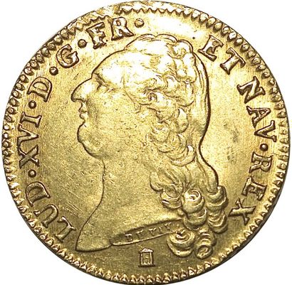 Louis XVI (1774-1791) Double Louis d'or au buste nu. 1786 Bordeaux . TTB à super...