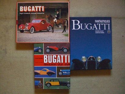 null Trois volumes Bugatti, l'évolution d'un style par P Kessler. Bugatti, par H....