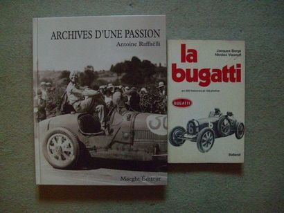 null Deux volumes La Bugatti, 300 histoires par J.Borgé. Archives d'une passion par...