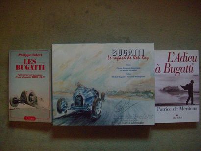 null Trois volumes Les Bugatti par Ph. Aubert. Bugatti, le regard de Rob Roy par...