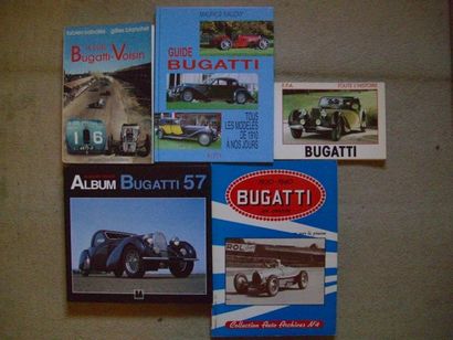 null Cinq volumes Le duel Bugatti Voisin par F. Sabates. Guide Bugatti par Maurice...