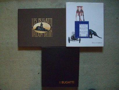 null Trois volumes Les Bugatti d'Alain Delon. I Bugatti, Galerie d'art de Ferrara....