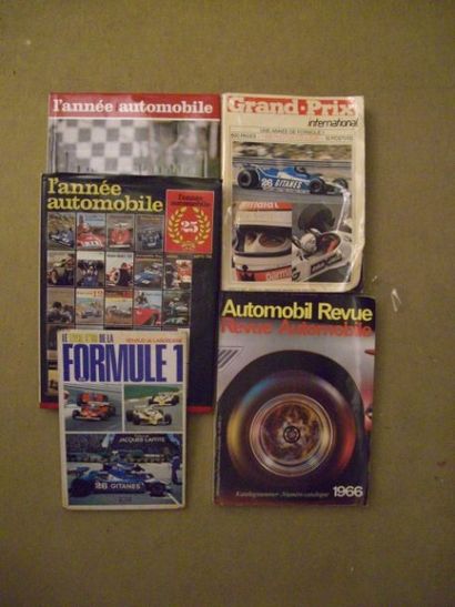 null Ensemble de 5 volumes: L'Année Automobile n° 25 1977/1978. L'Année Automobile...