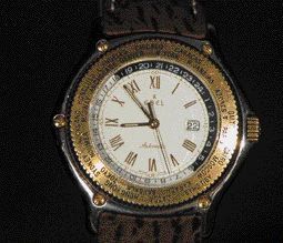 EBEL Voyager n°1124913 vers 1990. Montre bracelet en acier, boîtier rond, fond vissé,...