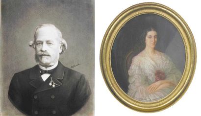 null PORTRAIT DE JEAN ADRIEN PHILIPPE (1815-1894). Di recteur de production Patek...