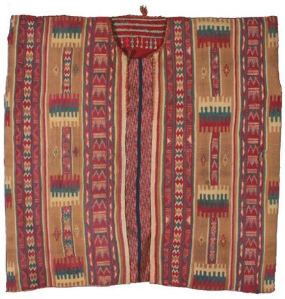 null Tunique en laine dite Gandura Berbère d'Algérie. Femme-artisan Kabyle ou Berbere...