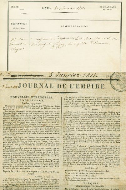 null Correspondances du mois de janvier 1811. - Correspondance du Maréchal Soult,...