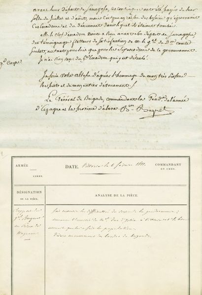 null Correspondances du mois de février 1811. -Correspondance du Maréchal Soult,...