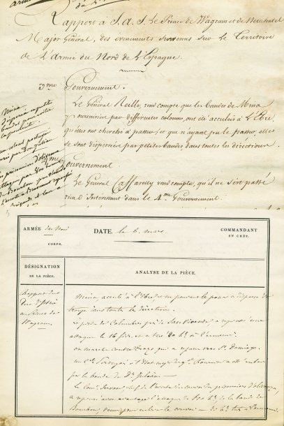 null Correspondances du mois de mars 1811. -Correspondance du Maréchal Soult, Duc...