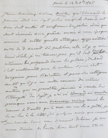 null Importante correspondance adressée par Anatole de Montesquiou à sa grande amie...