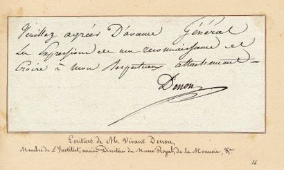 null Collection d'Autographes de Madame la Duchesse de Feltre. Album contenant des...