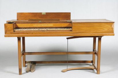 null Un piano forte en acajou marqueté de filets: "ADAM BEYER LONDINI FECIT 1785...