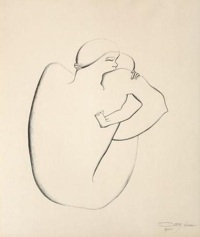 Amédée OZENFANT (1886-1966) «Maternité» Lithographie contresignée en bas à droite...