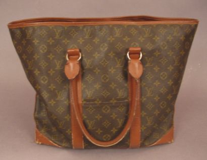 null Sac "Week End" en toile monogram et cuir gold, double poignée