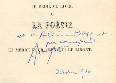 ARAGON Louis. LE MOUVEMENT PERPÉTUEL. Avec deux dessins de Max Morise. Paris, Gallimard,...