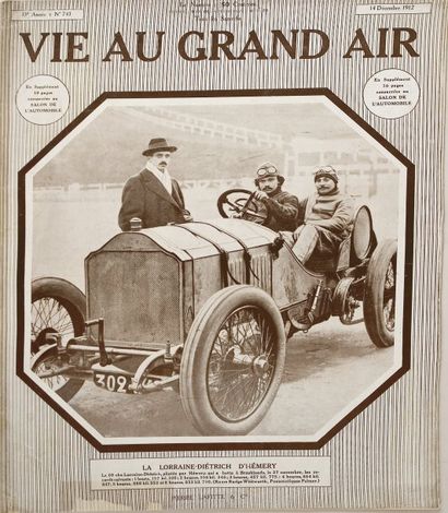 OMNISPORTS Lot de 35 revues "La Vie au Grand Air" d'avril 1912 à novembre 1913, avec...