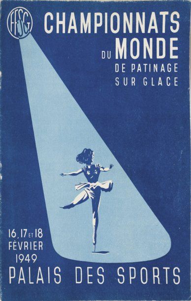 PATINAGE Programme des Championnats du Monde de patinage artistique au Palais des...