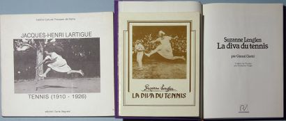 TENNIS Lot Suzanne Lenglen contenant le livre de Gianni Clerici "Suzanne Lenglen,...