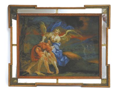 Peinture sous verre Augsbourg, vers 1730....