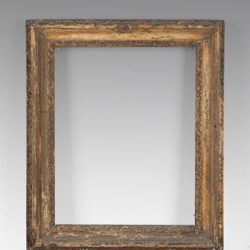 CARLO MARATTA 镀金木框 
罗马 17世纪 
43 x 55 x 8,8 cm。磨损和撕裂。10F