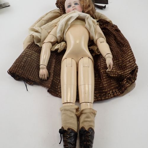 Null Jumeau - Frankreich 19. Jahrhundert, Pariser Puppe, Kopf aus gepresstem Bis&hellip;