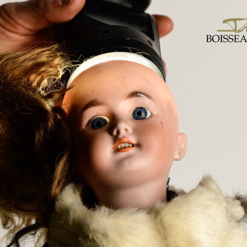 Null DEP (Déposé) Germany, Puppe, Kopf aus gegossenem Biskuit mit der vertieften&hellip;