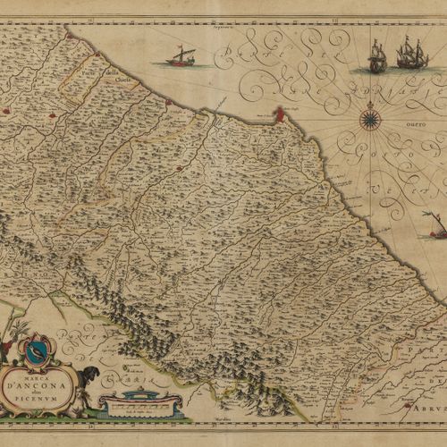 Null Carte de la région des Marches, Italie, circa 1662

Gravure, éditeur Joan B&hellip;