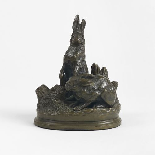 Null Alfred Dubucand (1828-1894)

Lièvres, bronze à patine noire, H 11 cm